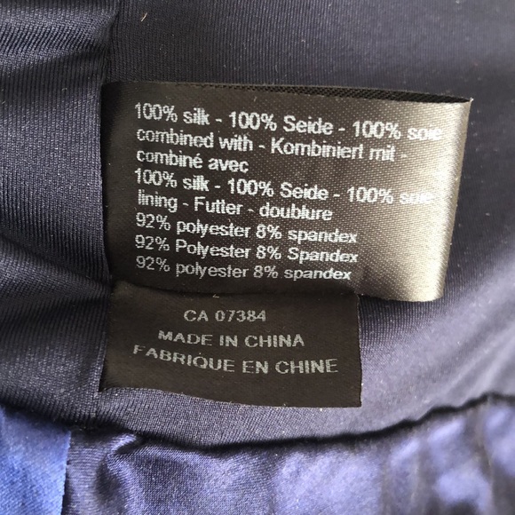 Stills Blue Silk Cowl Neck Bubble Hem Dress - Picture 8 of 10